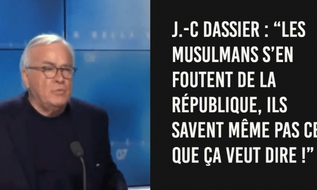 J.-C Dassier insulte les musulmans sur Cnews